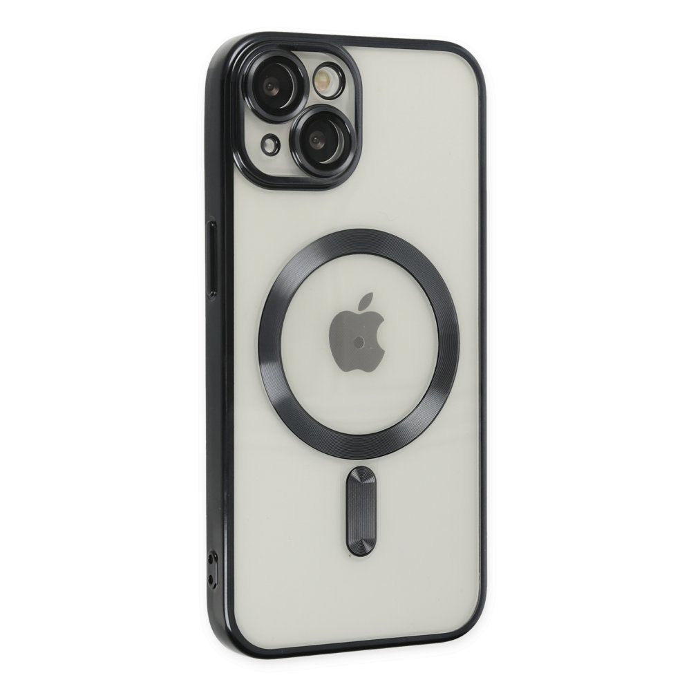 Newface iPhone 14 Kılıf Kross Magneticsafe Kapak - Siyah