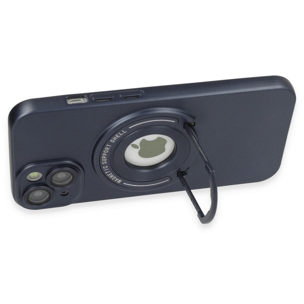 Newface iPhone 14 Kılıf Lukka Magneticsafe Kapak - Lacivert