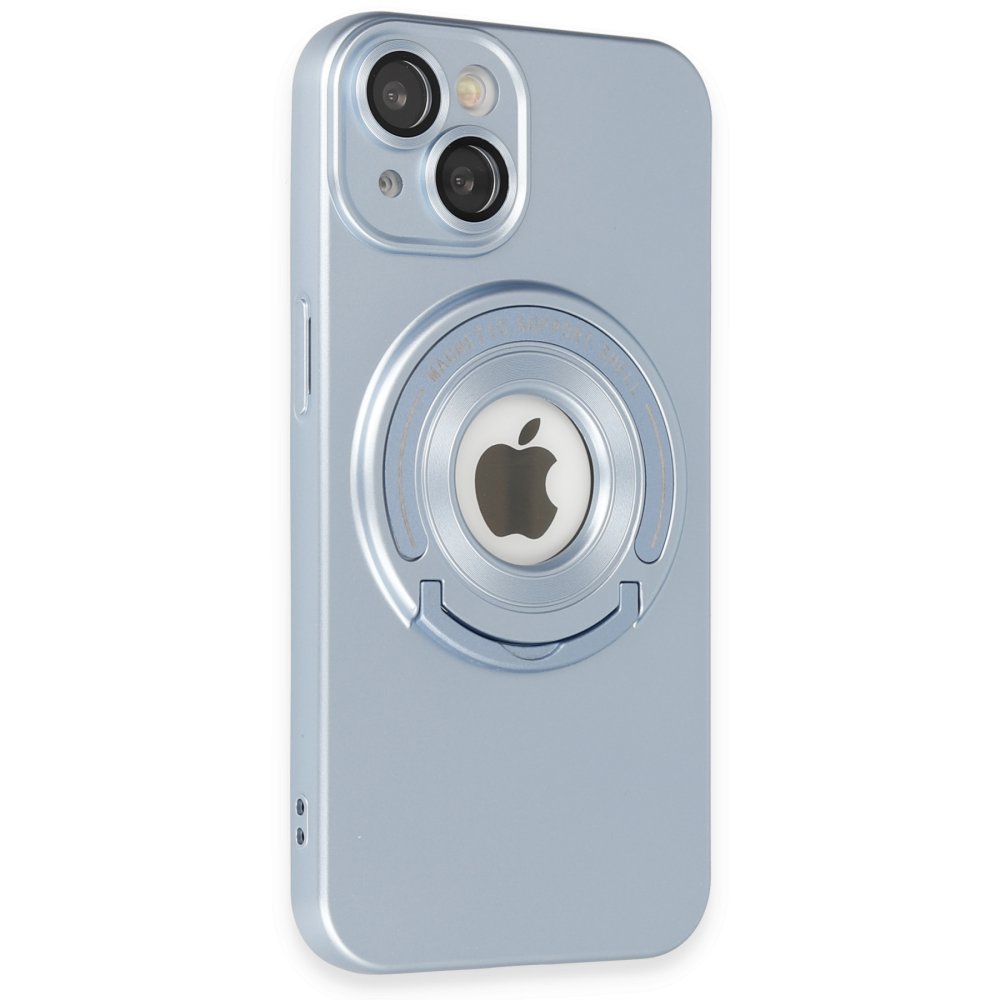 Newface iPhone 14 Kılıf Lukka Magneticsafe Kapak - Sierra Blue