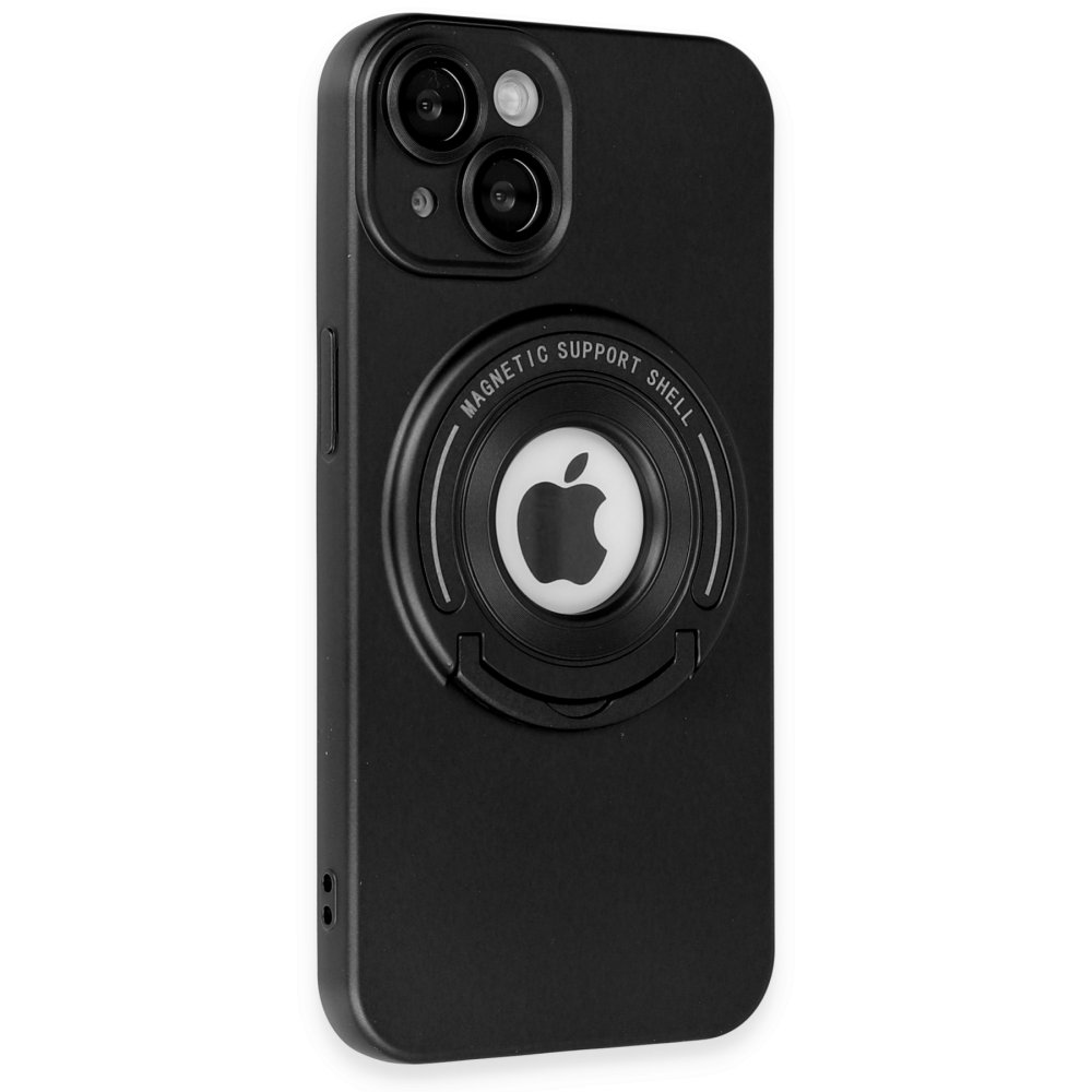 Newface iPhone 14 Kılıf Lukka Magneticsafe Kapak - Siyah