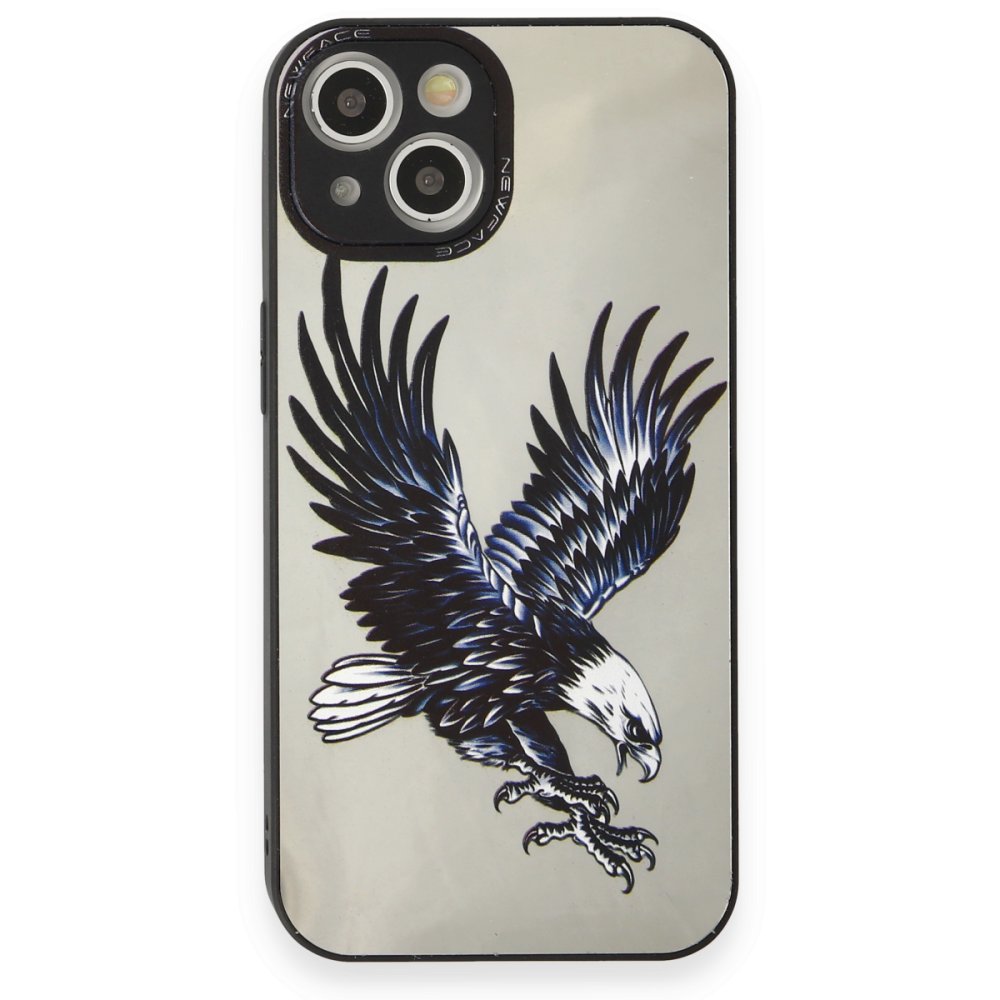 Newface iPhone 14 Kılıf Mirror Desenli Kapak - Mirror - 1