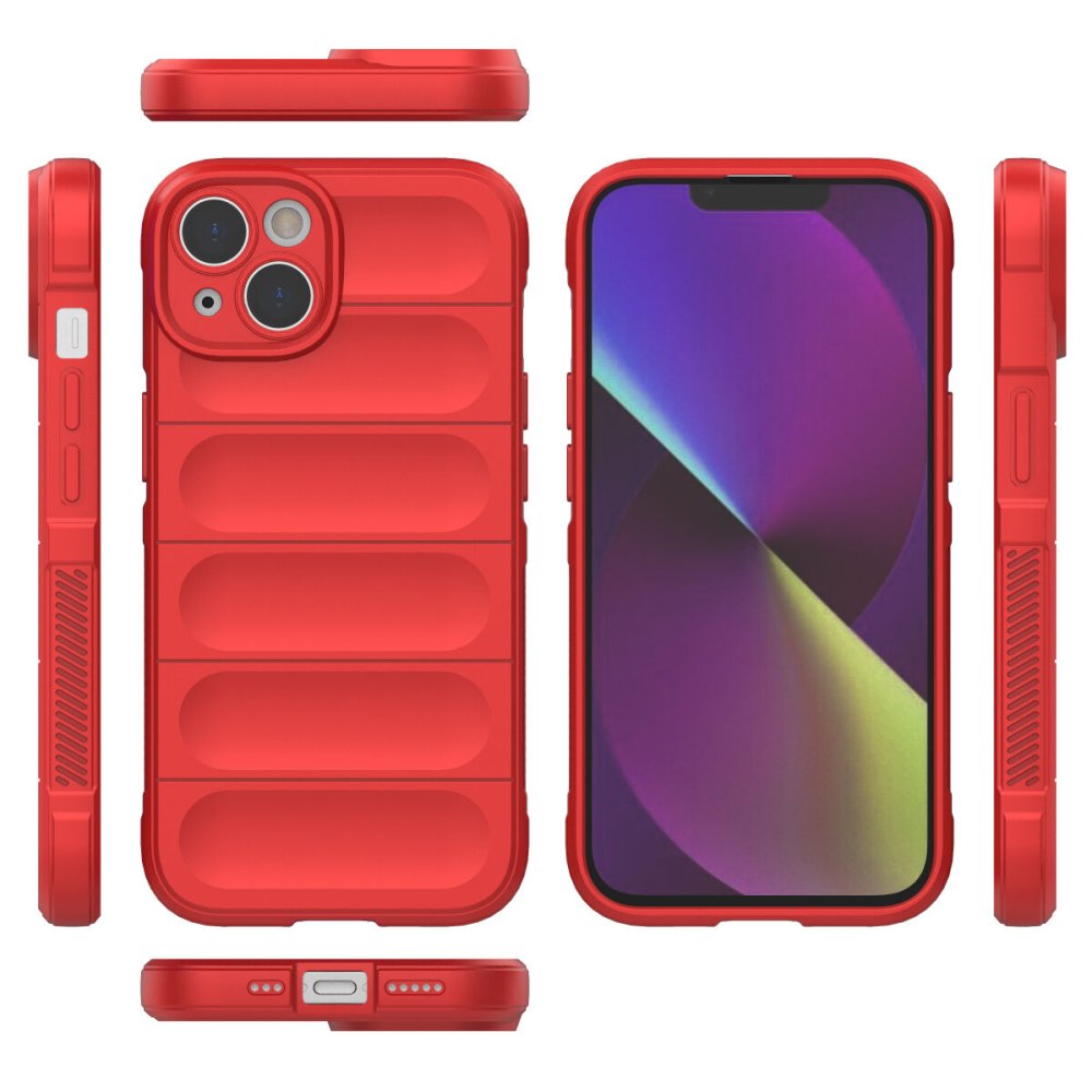 Newface iPhone 14 Kılıf Optimum Silikon - Kırmızı