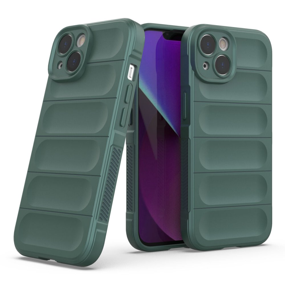 Newface iPhone 14 Kılıf Optimum Silikon - Koyu Yeşil