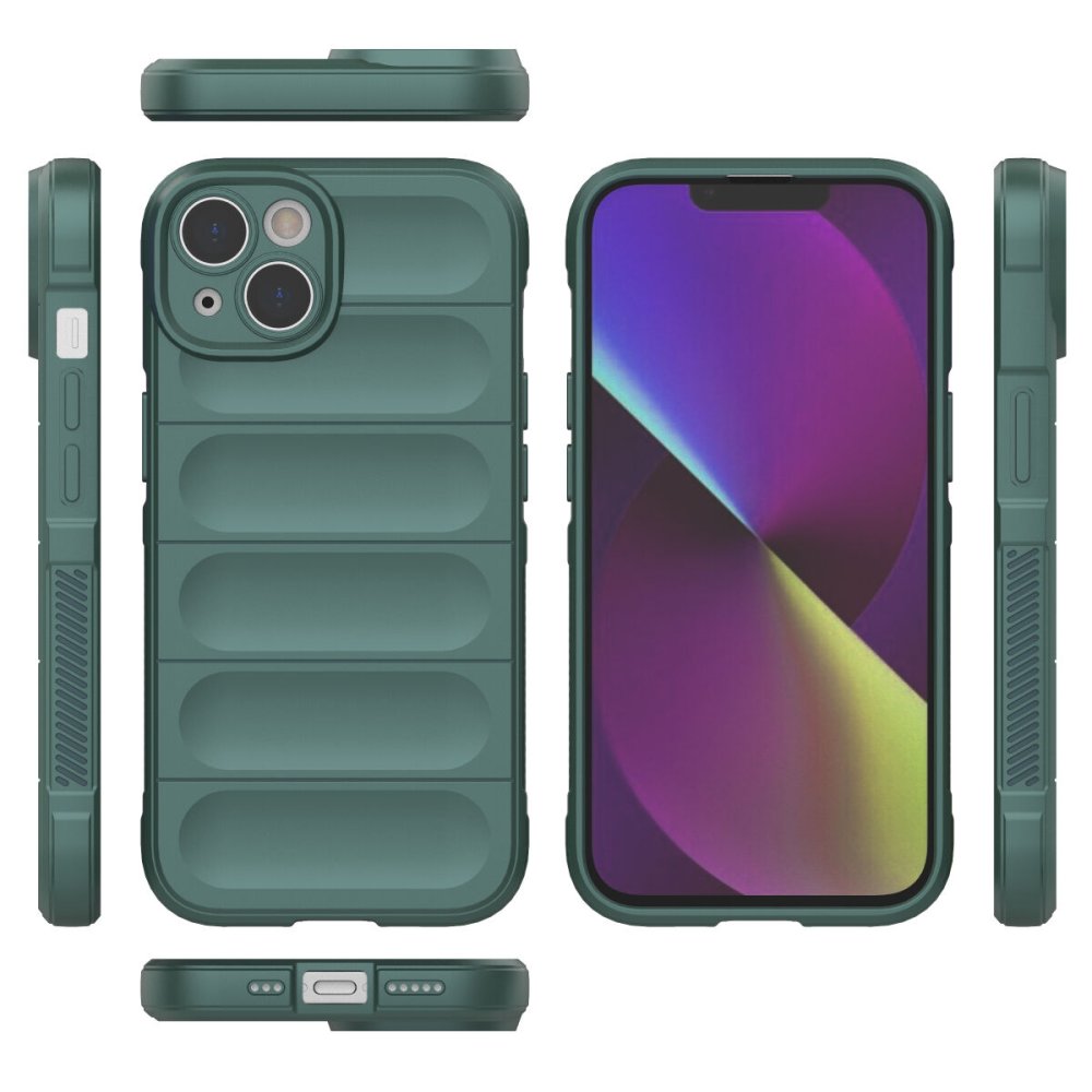 Newface iPhone 14 Kılıf Optimum Silikon - Koyu Yeşil