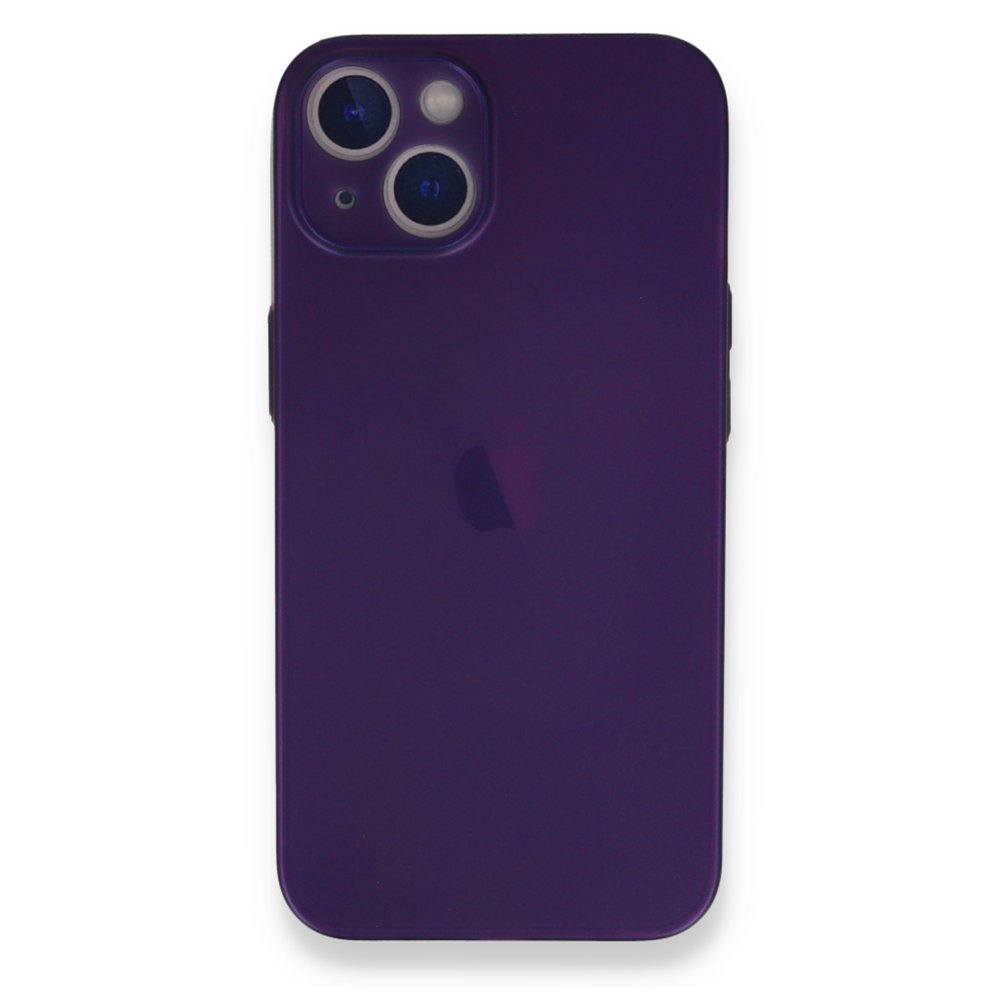 Newface iPhone 14 Kılıf PP Ultra İnce Kapak - Mor