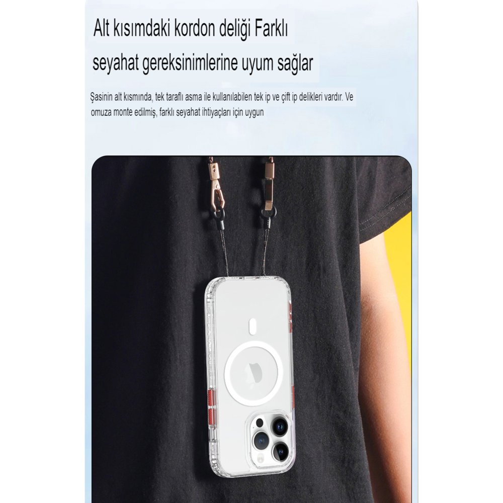 Joko iPhone 14 Kılıf Ramos Magsafe Kapak - Derin Mor