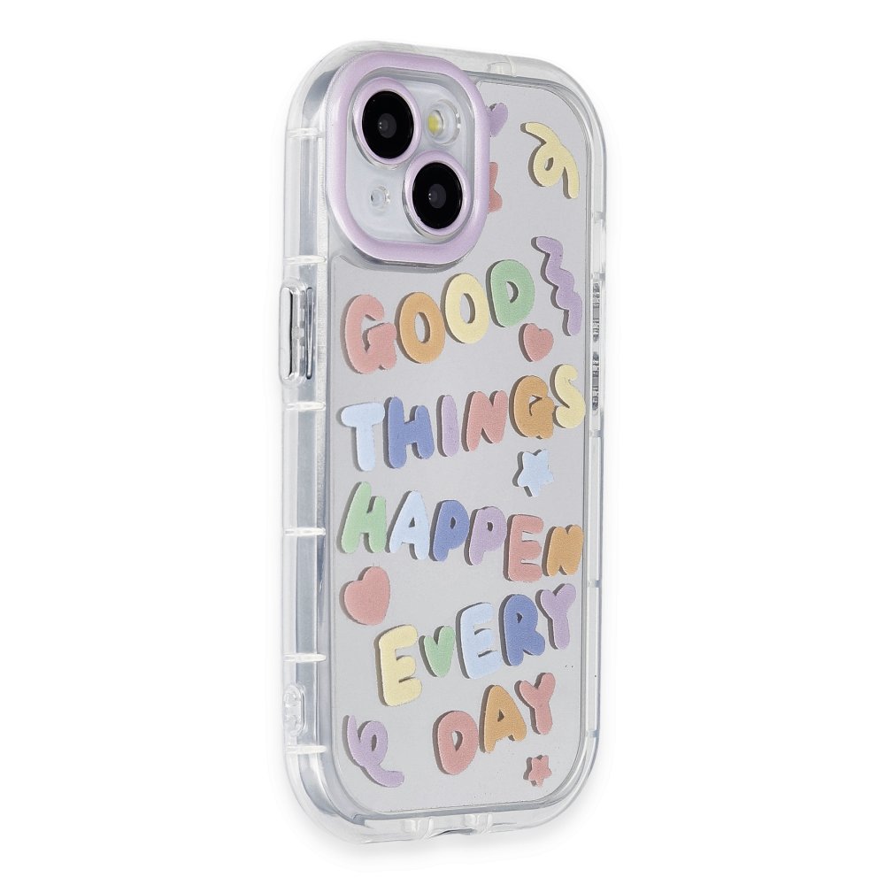 Newface iPhone 14 Kılıf Reflexion Desenli Kapak - Desen 7