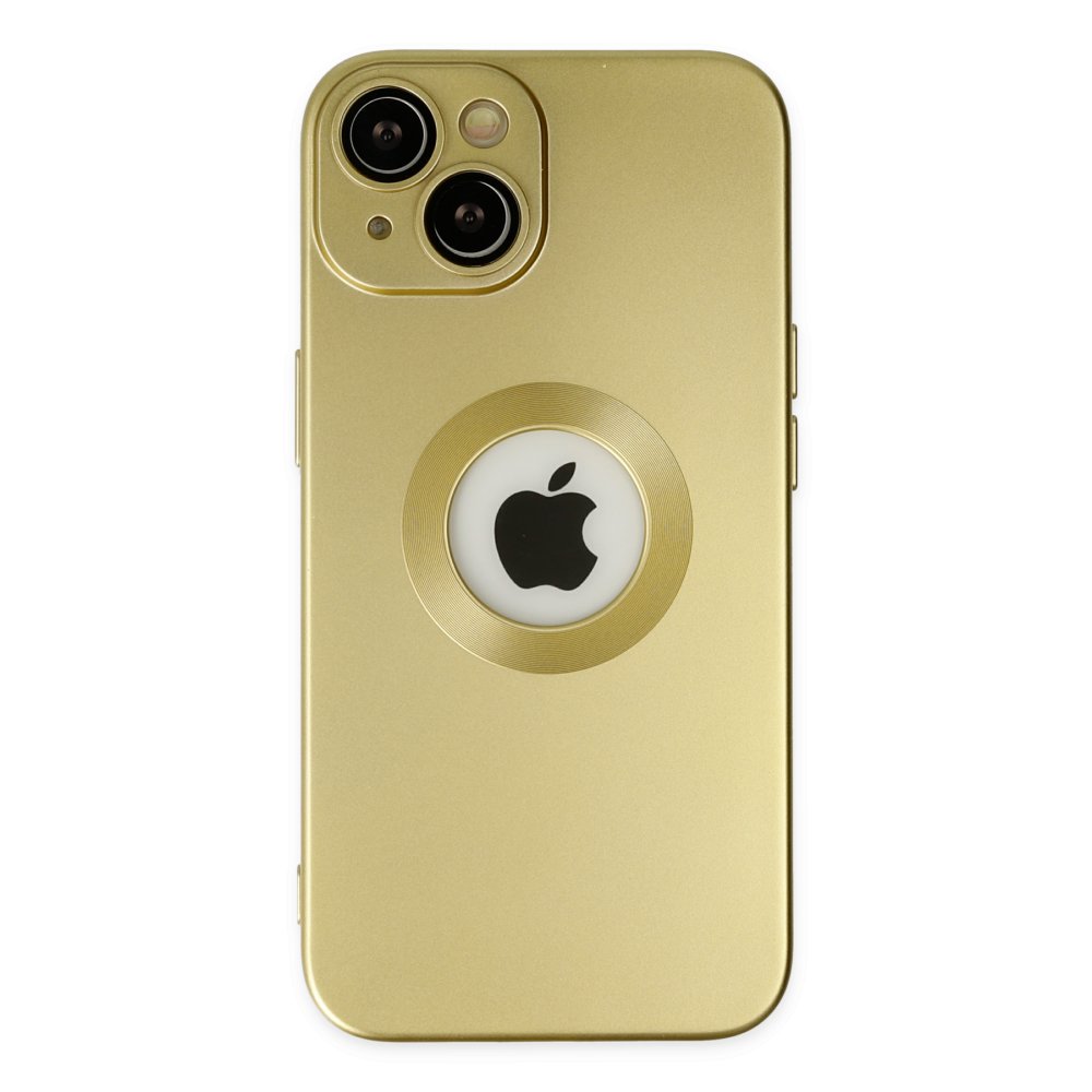 Newface iPhone 14 Kılıf Vamos Lens Silikon - Gold