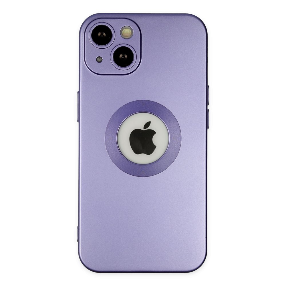 Newface iPhone 14 Kılıf Vamos Lens Silikon - Lila