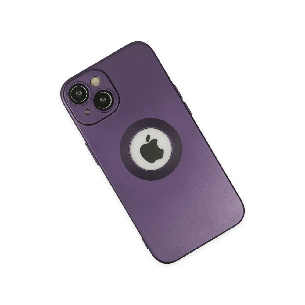 Newface iPhone 14 Kılıf Vamos Lens Silikon - Mor