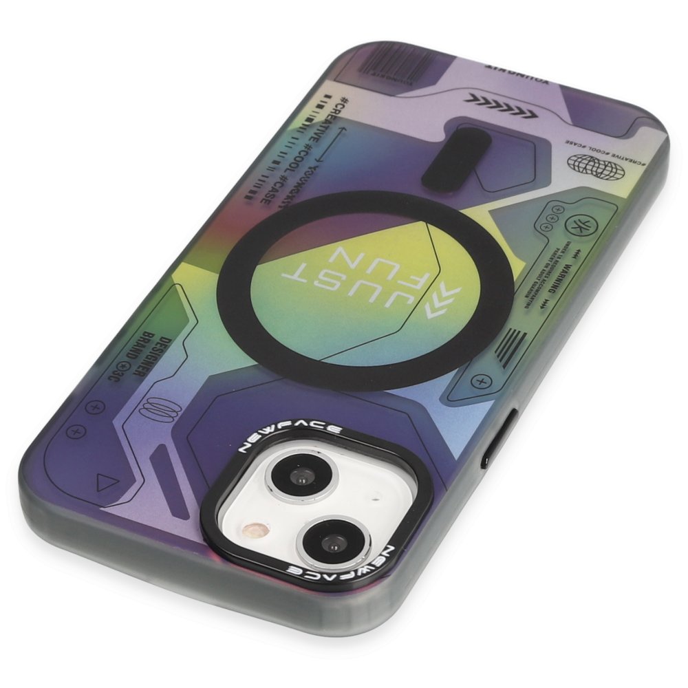 Newface iPhone 14 Kılıf Venüs Magneticsafe Desenli Kapak - Venüs - 2