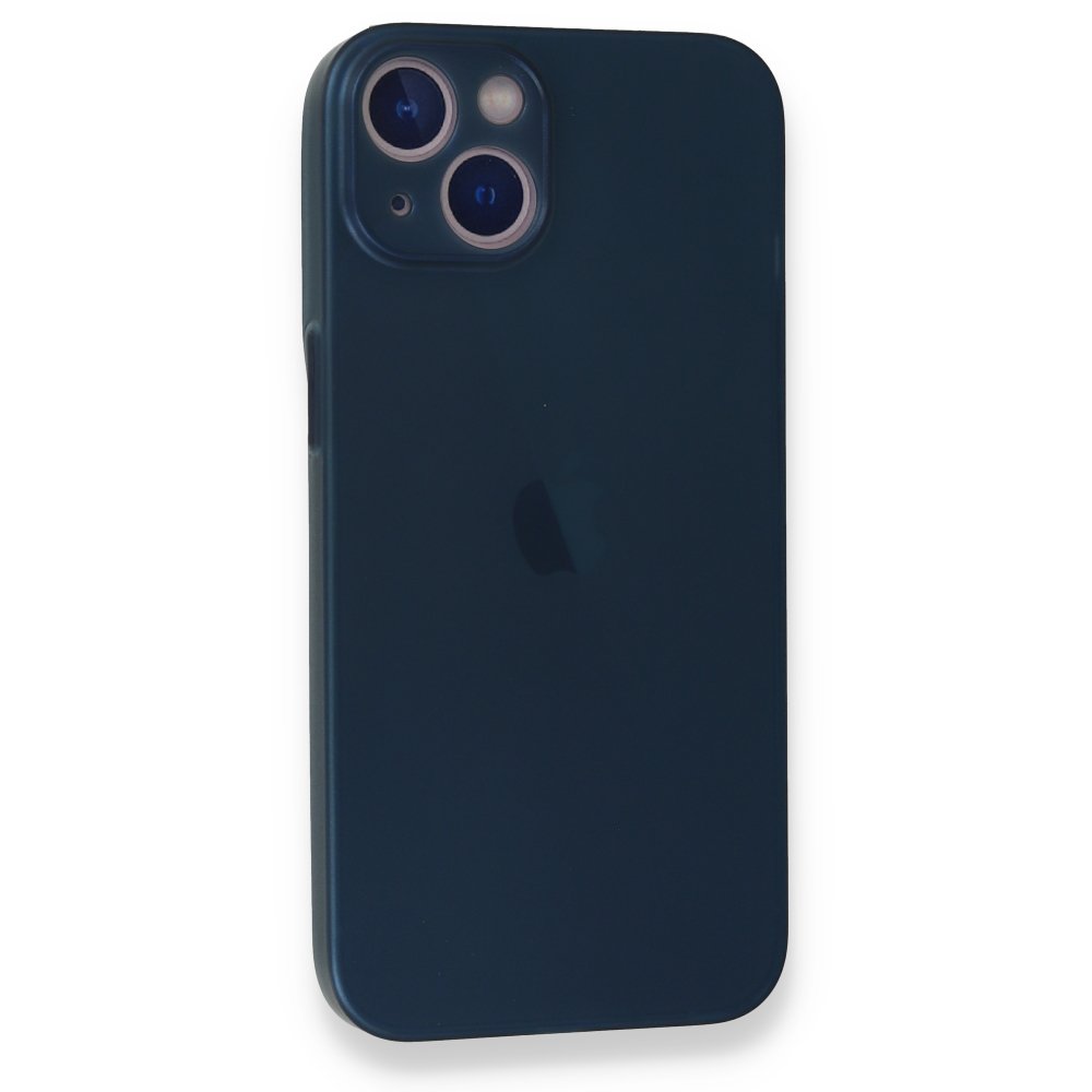 Newface iPhone 14 Plus Kılıf PP Ultra İnce Kapak - Mavi