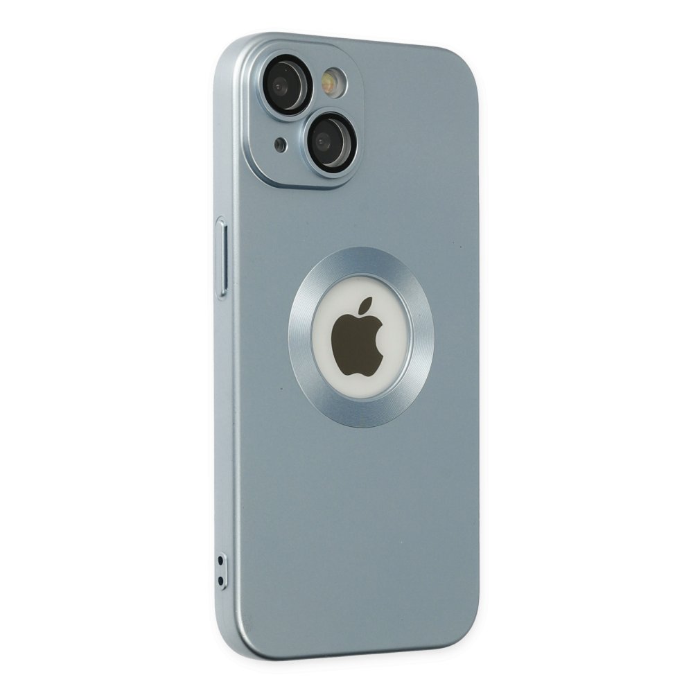 Newface iPhone 14 Plus Kılıf Vamos Lens Silikon - Sierra Blue