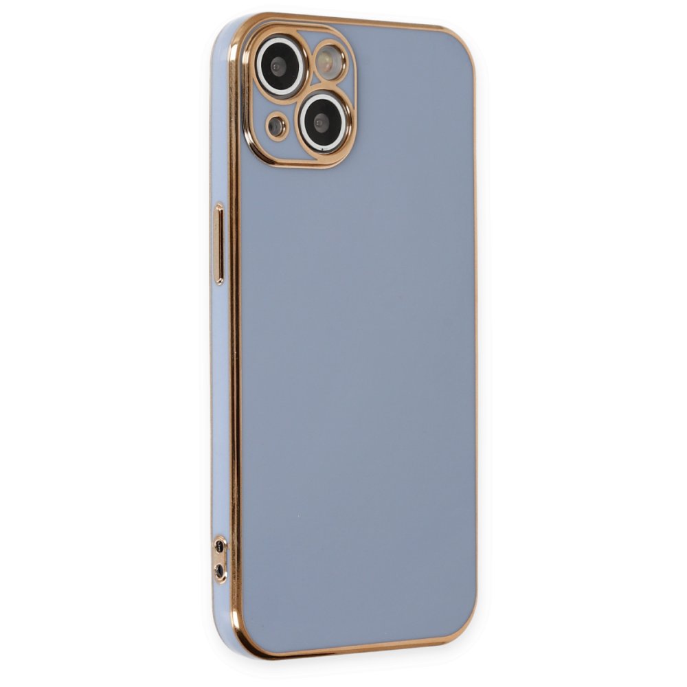 Newface iPhone 14 Plus Kılıf Volet Silikon - Mavi