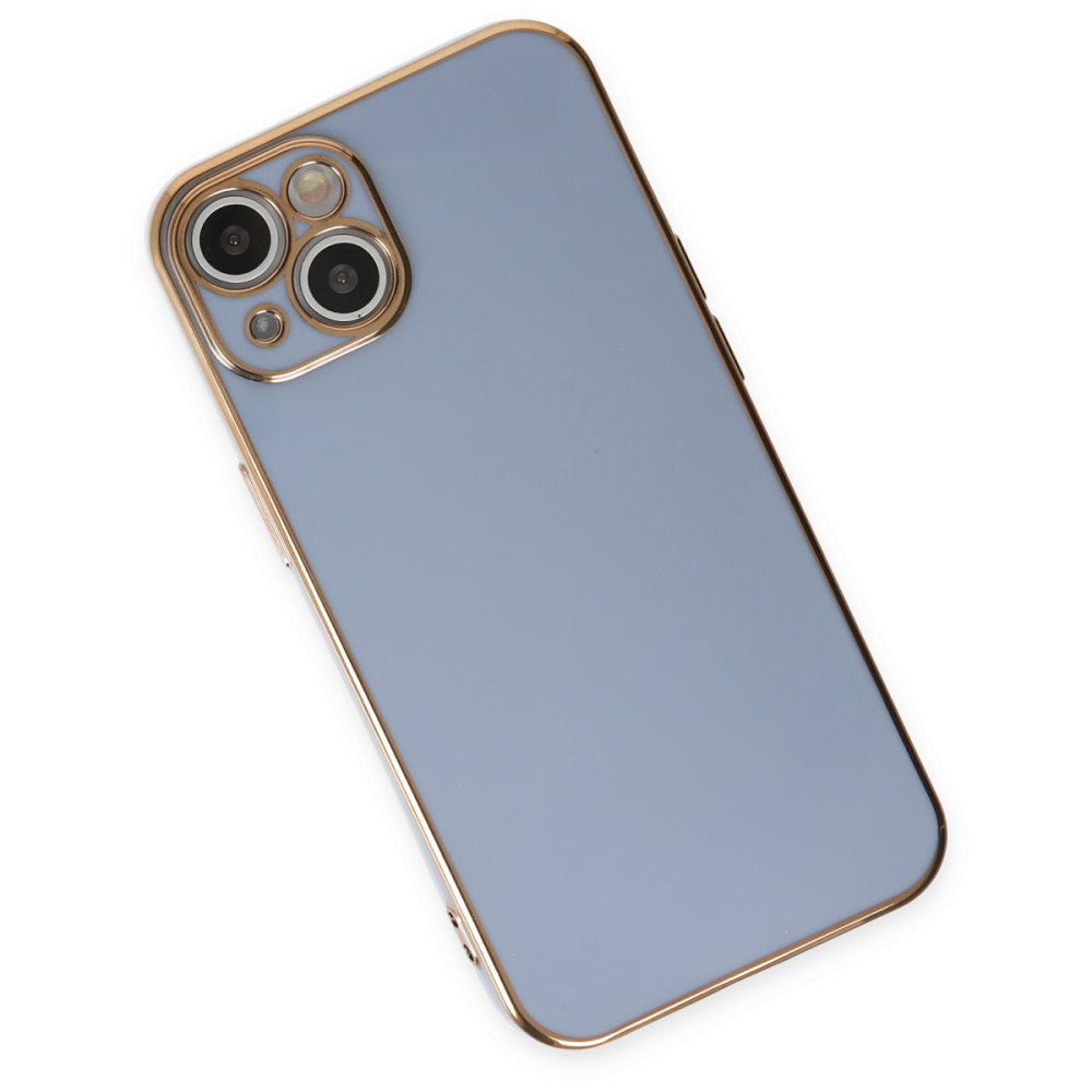 Newface iPhone 14 Plus Kılıf Volet Silikon - Mavi