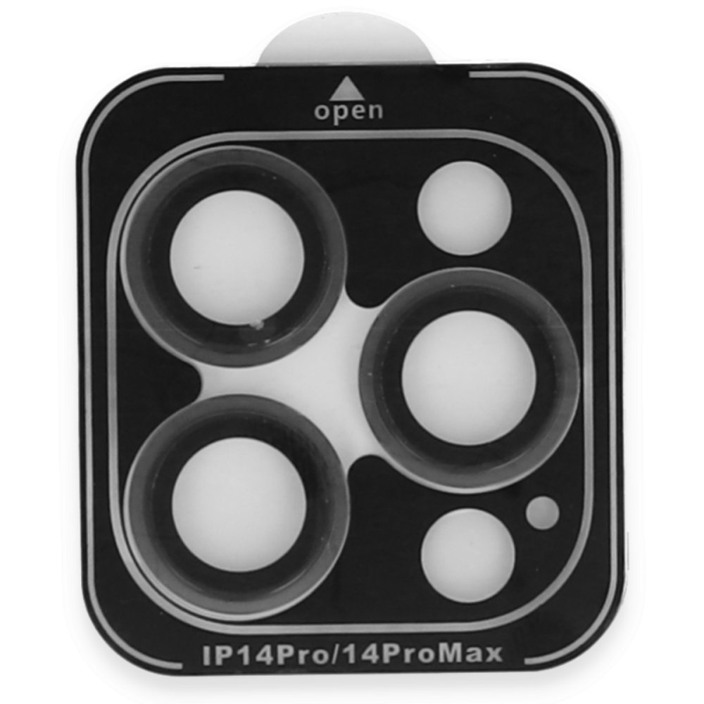 Newface iPhone 14 Pro Bind Metal Kamera Lens - Siyah