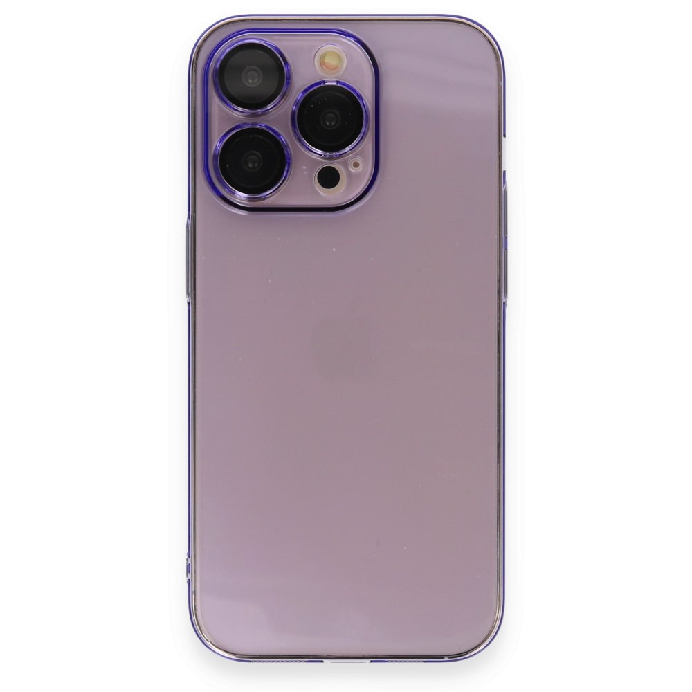 Newface iPhone 14 Pro Kılıf Armada Lensli Kapak - Lila