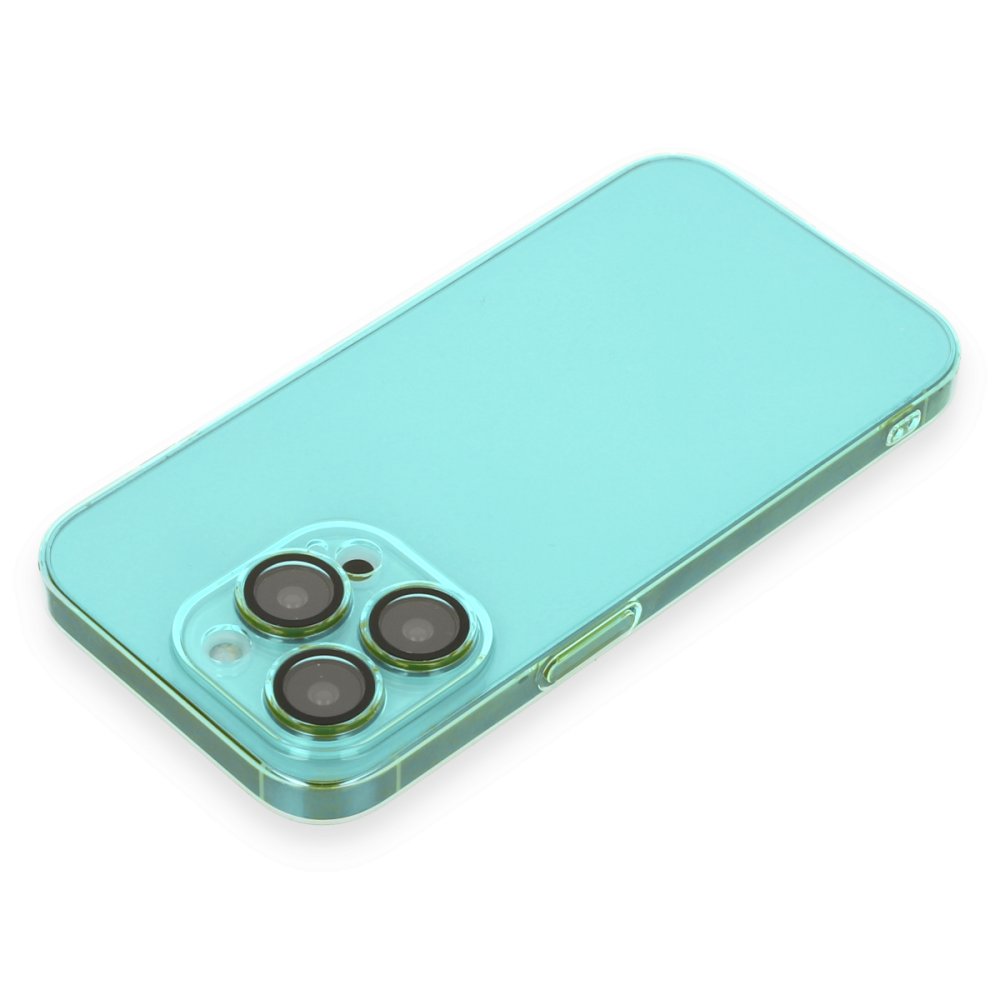 Newface iPhone 14 Pro Kılıf Armada Lensli Kapak - Yeşil