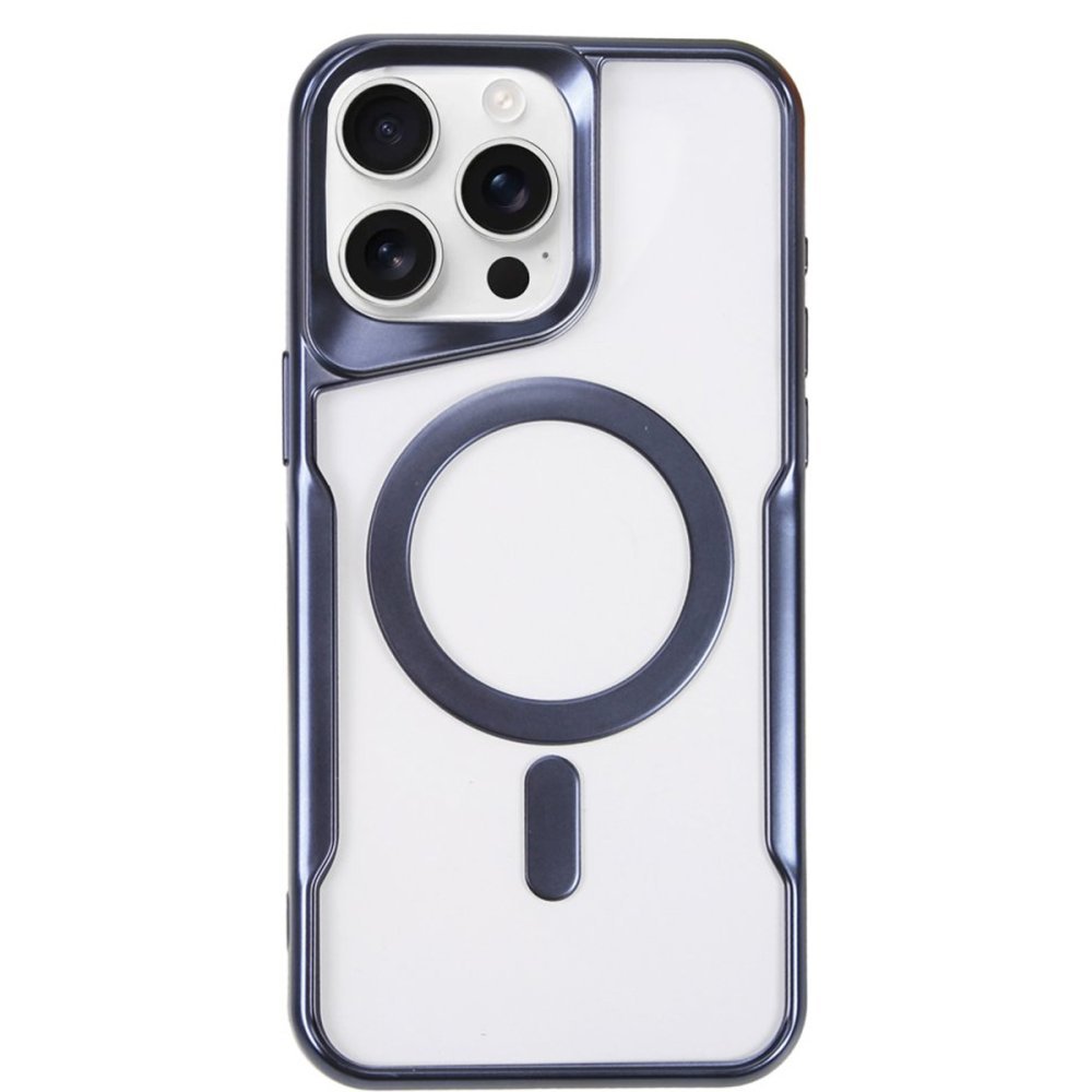 Newface iPhone 14 Pro Kılıf Boyi Magsafe Silikon Kapak - Lacivert