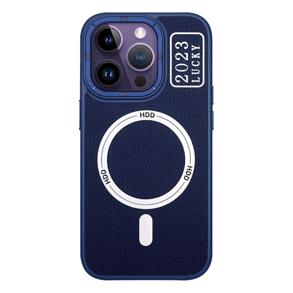 HDD iPhone 14 Pro Kılıf HBC-157 Granada Magneticsafe Kapak - Lacivert