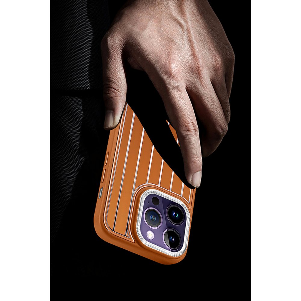 HDD iPhone 14 Pro Kılıf HBC-190 Kolaj Kapak - Lacivert