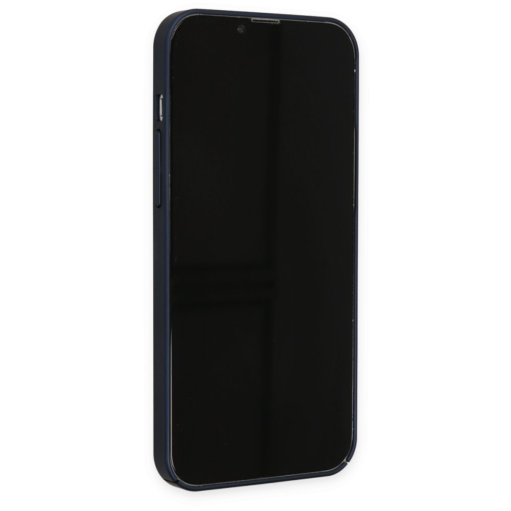 Newface iPhone 14 Pro Kılıf Jack Magneticsafe Lens Silikon - Lacivert