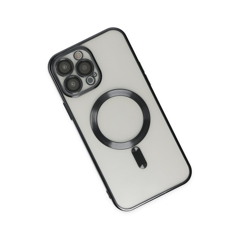 Newface iPhone 14 Pro Kılıf Kross Magneticsafe Kapak - Siyah