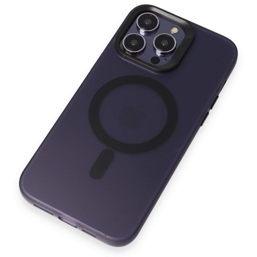 Joko iPhone 14 Pro Kılıf Mateks Magsafe Kapak - Derin Mor