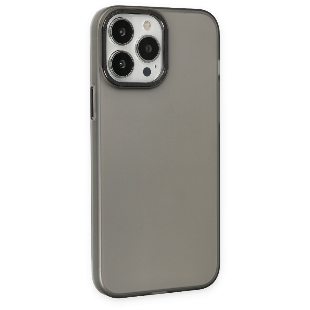 Newface iPhone 14 Pro Kılıf Modos Metal Kapak - Siyah