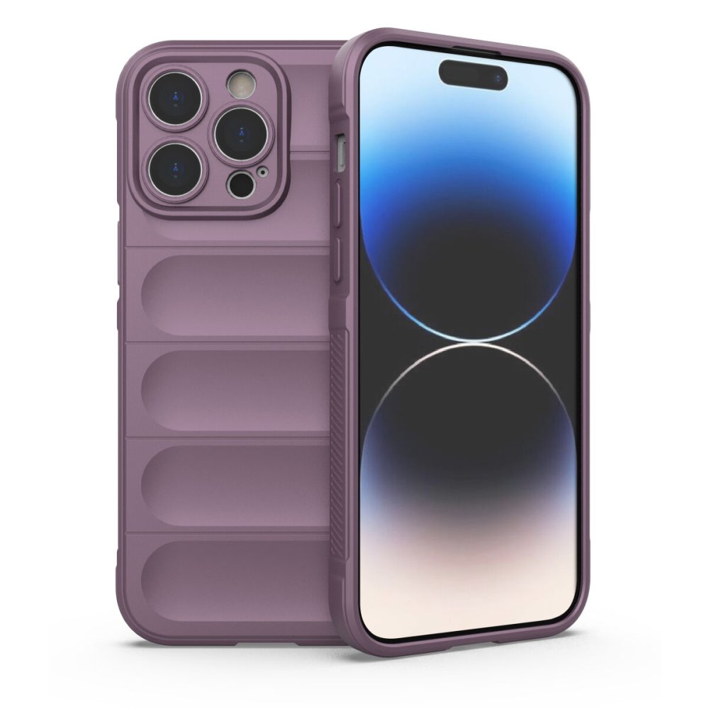 Newface iPhone 14 Pro Kılıf Optimum Silikon - Mor