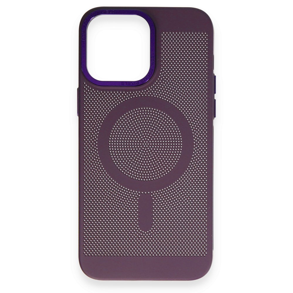 Newface iPhone 14 Pro Kılıf Plüton Magneticsafe Kapak - Derin Mor