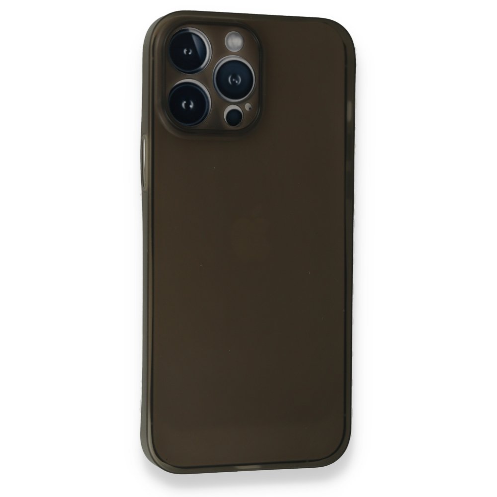 Newface iPhone 14 Pro Kılıf PP Ultra İnce Kapak - Gri