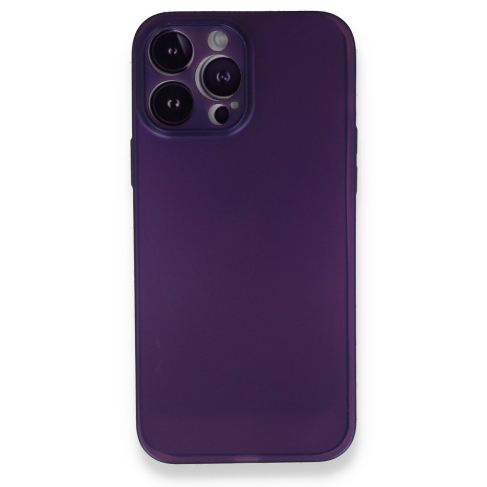 Newface iPhone 14 Pro Kılıf PP Ultra İnce Kapak - Mor
