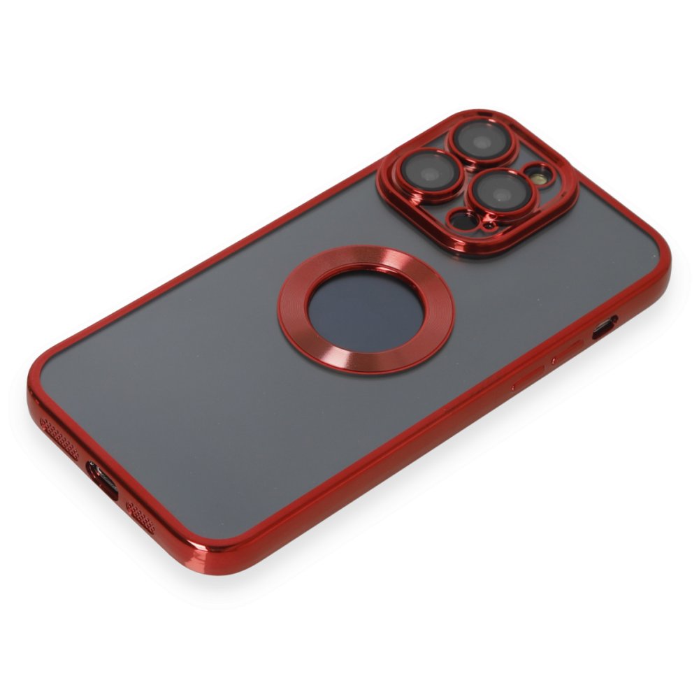Newface iPhone 14 Pro Kılıf Slot Silikon - Kırmızı