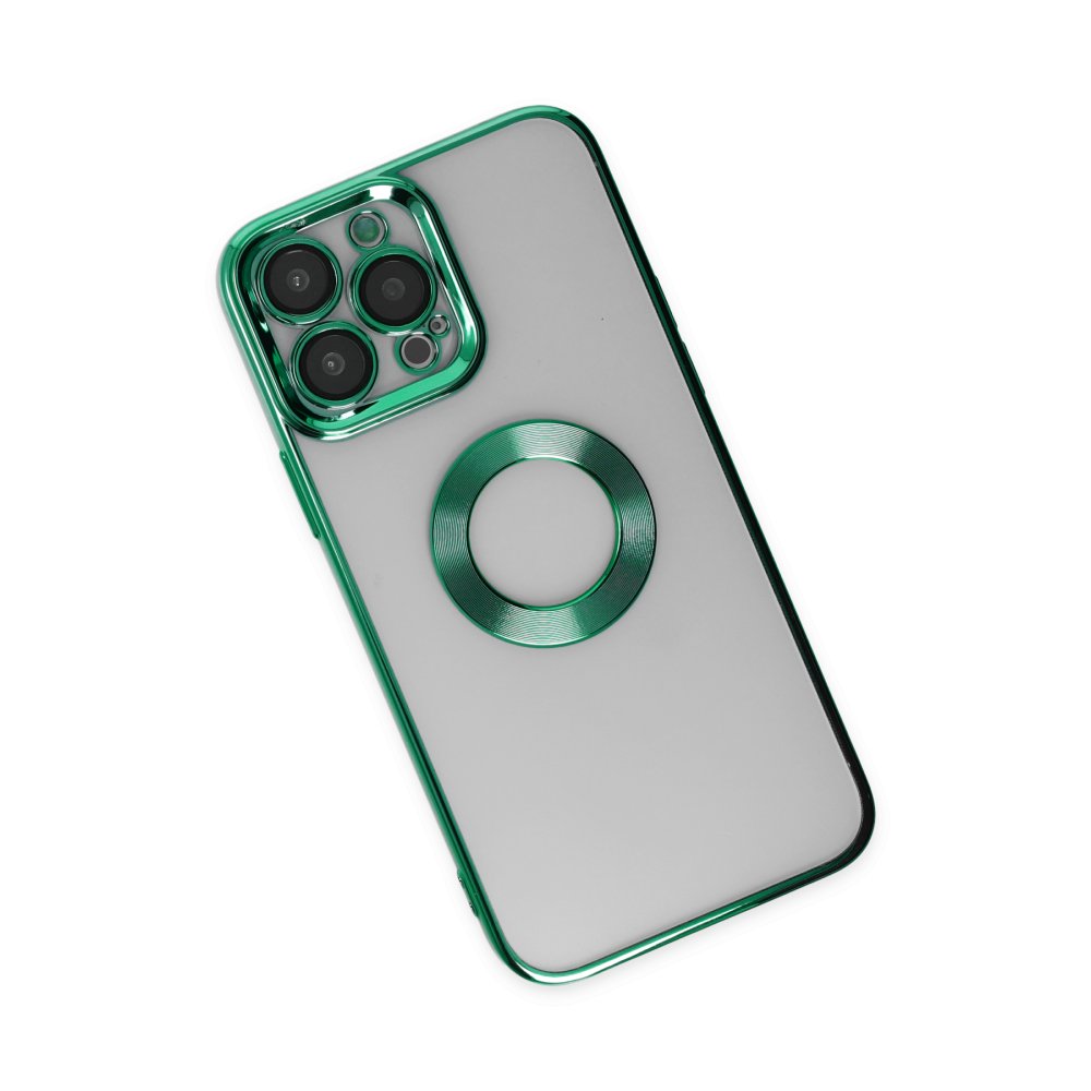 Newface iPhone 14 Pro Kılıf Slot Silikon - Köknar Yeşili