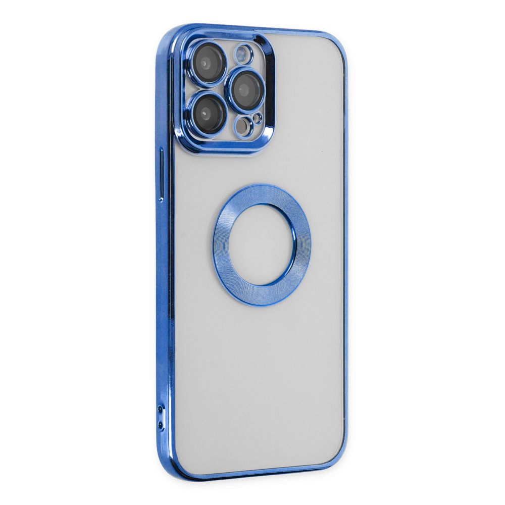 Newface iPhone 14 Pro Kılıf Slot Silikon - Mavi