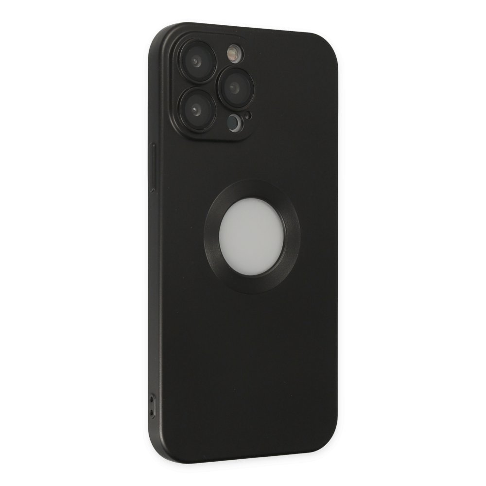 Newface iPhone 14 Pro Kılıf Vamos Lens Silikon - Siyah