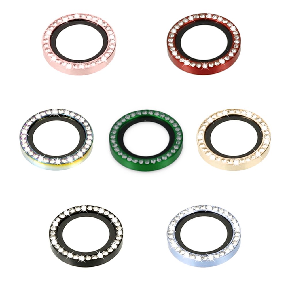 Newface iPhone 14 Pro Max Diamond Kamera Lens - Rainbow