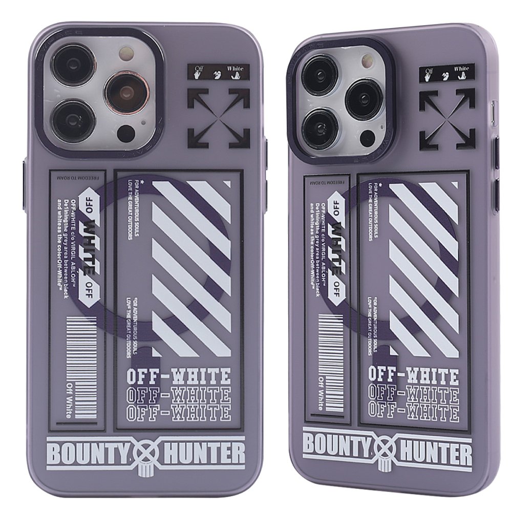 Newface iPhone 14 Pro Max Kılıf Apollo Magneticsafe Desenli Kapak - Apollo Mor - 1