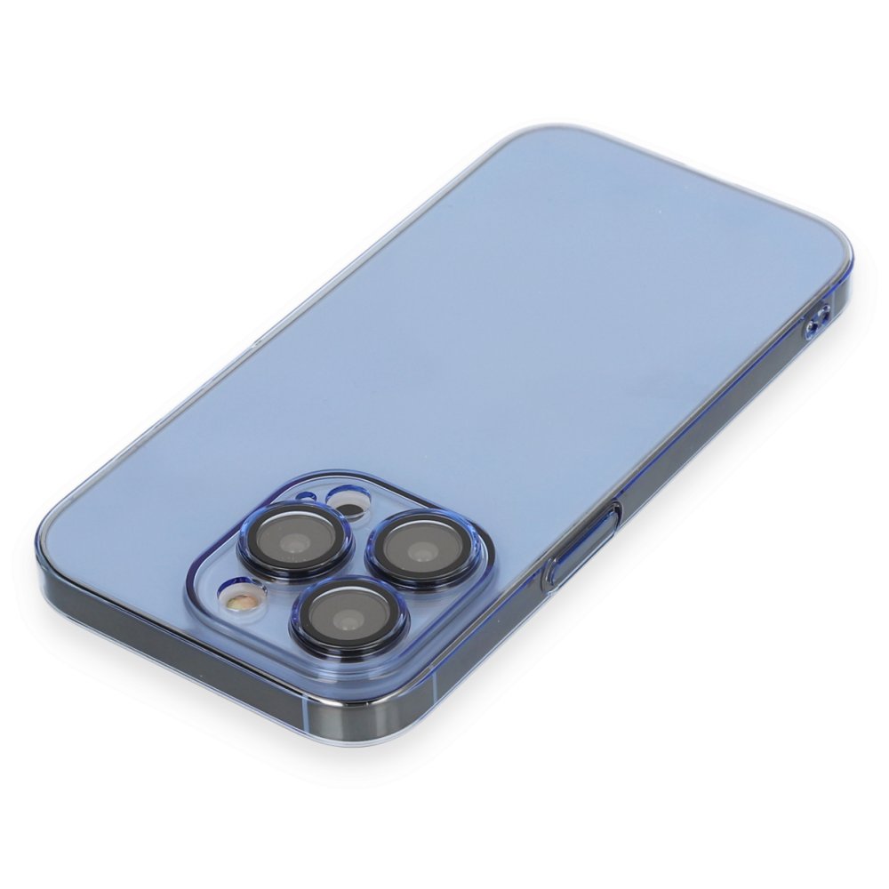 Newface iPhone 14 Pro Max Kılıf Armada Lensli Kapak - Sierra Blue