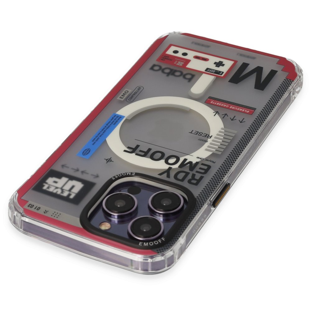 Keep Off iPhone 14 Pro Max Kılıf Clone Space Magsafe Kapak - Clone - 15