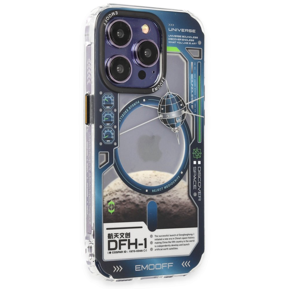 Keep Off iPhone 14 Pro Max Kılıf Clone Space Magsafe Kapak - Clone - 5