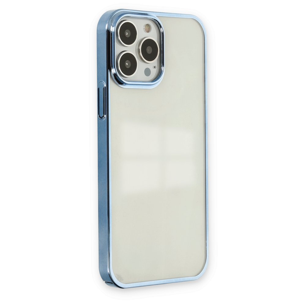 Newface iPhone 14 Pro Max Kılıf Element Silikon - Sky Blue