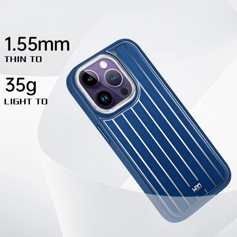 HDD iPhone 14 Pro Max Kılıf HBC-190 Kolaj Kapak - Derin Mor