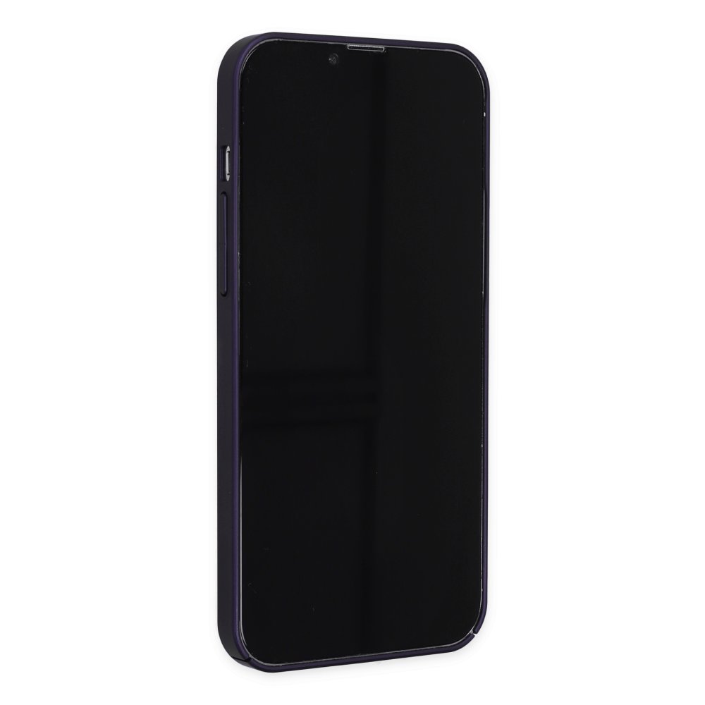 Newface iPhone 14 Pro Max Kılıf Jack Magneticsafe Lens Silikon - Mor