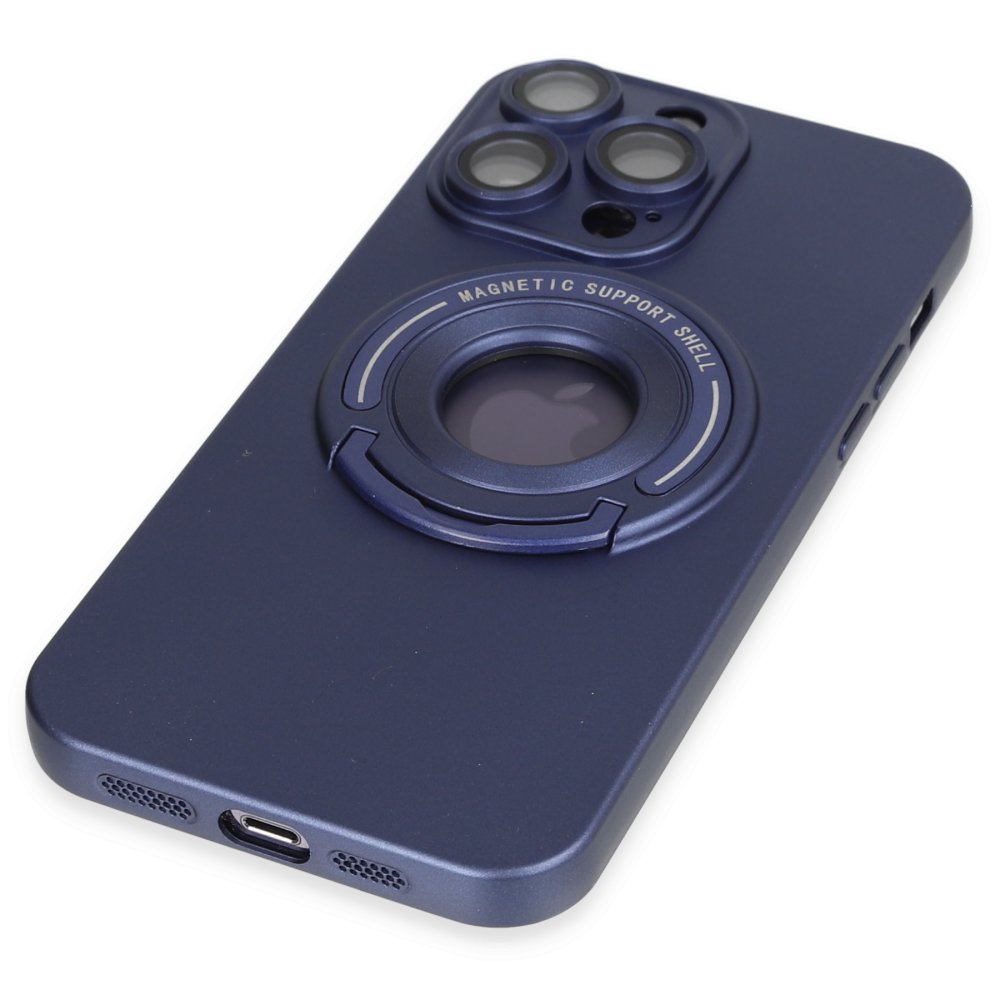 Newface iPhone 14 Pro Max Kılıf Lukka Magneticsafe Kapak - Lacivert