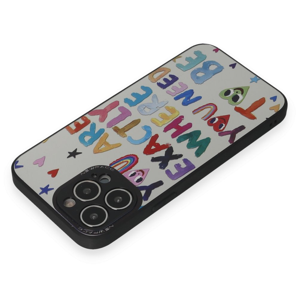 Newface iPhone 14 Pro Max Kılıf Mirror Desenli Kapak - Mirror - 10