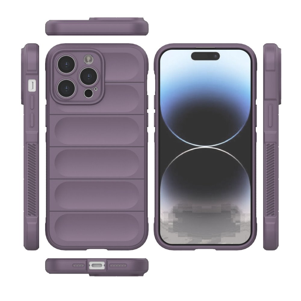 Newface iPhone 14 Pro Max Kılıf Optimum Silikon - Mor