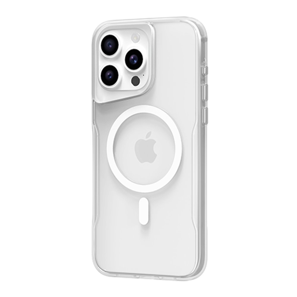 Newface iPhone 14 Pro Max Kılıf PC Poso Magsafe Kapak - Şeffaf