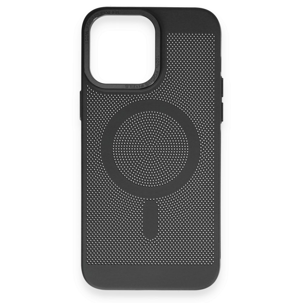 Newface iPhone 14 Pro Max Kılıf Plüton Magneticsafe Kapak - Siyah